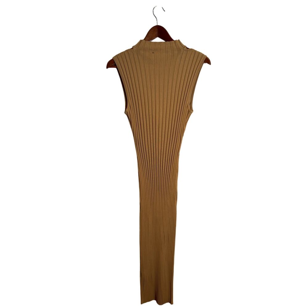 Acler Collins Twisted Rib Cutout Midi Dress Size 6 - Picture 4 of 7